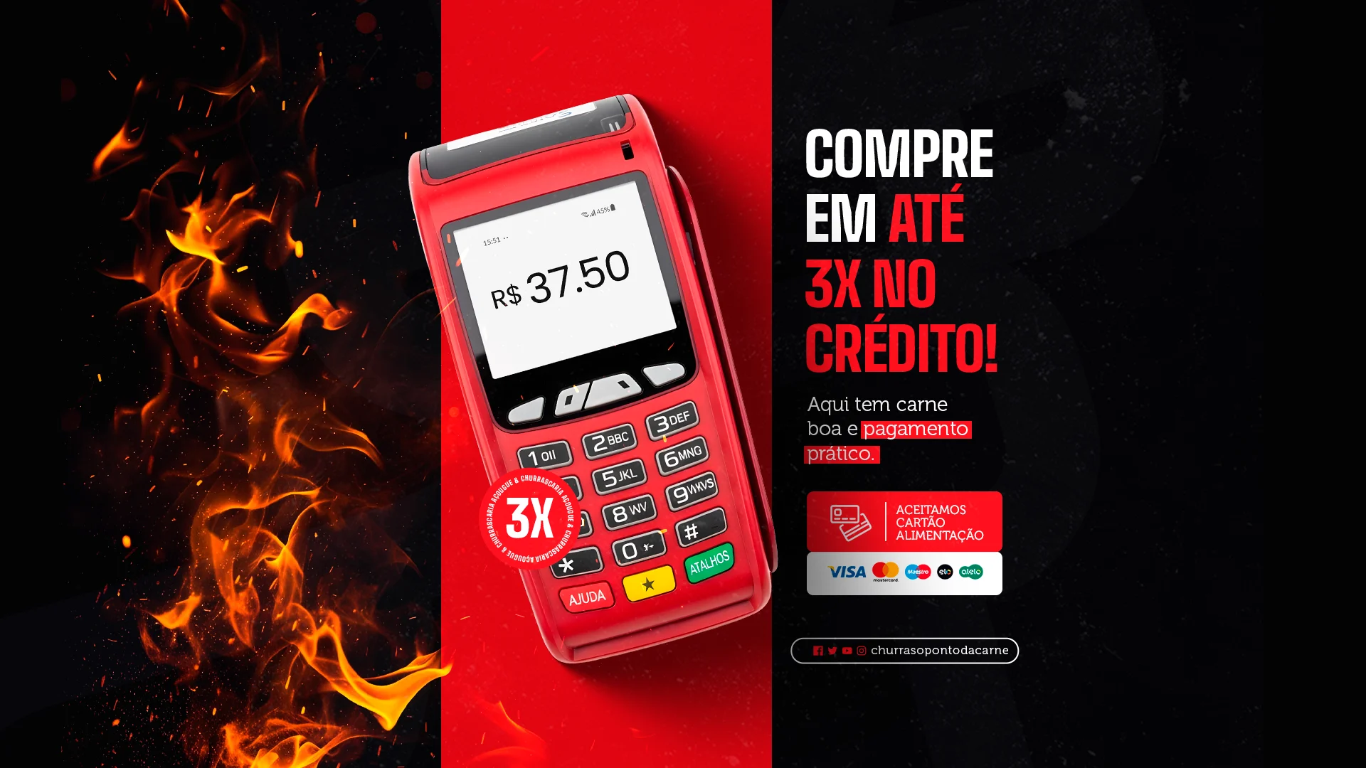 Açougue #CHURRAS - O ponto da carne